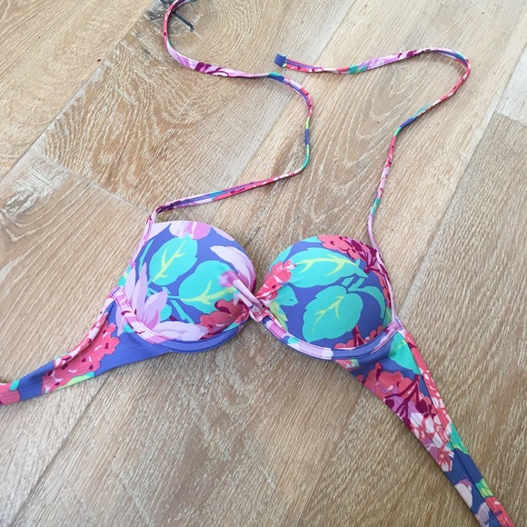 floral, push-up bikini top - Picture 2 of 4